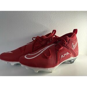 Nike Alpha Menace Pro 3 Football Cleats University Red Mens Size 15 CT6649-616